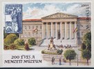 2002. 200 Years Old The National Museum - Commemorative Sheet :) - Commemorative Sheets