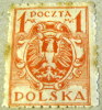Poland 1919 Coat Of Arms 1m - Mint - Oblitérés