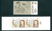 Greece 1996 Europa Cept "Famous Women" Booklet - 2 Sets Imperforated MNH - Postzegelboekjes