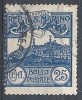 1903 SAN MARINO USATO VEDUTA 25 CENT - RR10213 - Oblitérés