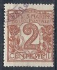 1921-23 SAN MARINO USATO CIFRA 2 CENT - RR10214 - Used Stamps