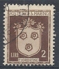 1945-46 SAN MARINO USATO STEMMI 2 LIRE - RR10222 - Used Stamps