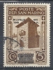 1943 SAN MARINO USATO CADUTA DEL FASCISMO 5 CENT - RR10223 - Gebraucht