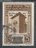 1943 SAN MARINO USATO CADUTA DEL FASCISMO 5 CENT - RR10223 - Usati