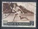 1953 SAN MARINO USATO PROPAGANDA SPORTIVA TENNIS 2 LIRE - RR10228 - Used Stamps