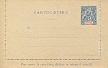 French Guinea Postal Stationery Letter-card 15 C. Type "Groupe" Mint - Unused Stamps