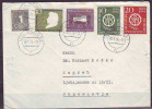 GERMANY -  FEDERAL + BERLIN STAMPS  - 1956 - RARE - Cartas & Documentos