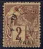 #1# COLONIES GENERALES N° 47 Oblitéré Basse-Terre (Guadeloupe) - Alphée Dubois