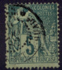 #1# COLONIES GENERALES N° 49 Oblitéré Pointe-à-Pitre PAQ FR (Guadeloupe) - Alphee Dubois