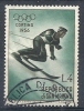 1955 SAN MARINO USATO CORTINA OLIMPIADI INVERNALI SCI 4 LIRE - RR10229 - Used Stamps