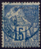 #1# COLONIES GENERALES N° 51 Oblitéré En Bleu Saint-Denis (Réunion) - Alphee Dubois