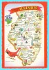 Postcard - Illinois, Maps    (V 12108) - Autres & Non Classés