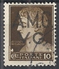 1945-47 TRIESTE AMG VG  USATO IMPERIALE 10 CENT - RR10243 - Afgestempeld