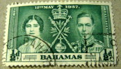 Bahamas 1937 Coronation King George VI And Queen Elizabeth 0.5d - Used - 1859-1963 Kronenkolonie