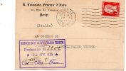 1925 LETTERA INTESTATA CON ANNULLO PARIS + - Briefe U. Dokumente