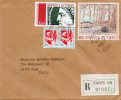 1975  LETTERA RACC.  PARIS - Lettres & Documents