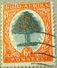 South Africa 1926 Orange Tree 6d - Used - Autres & Non Classés