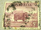 Australia 1937 Merino Sheep 5d - Used - Used Stamps