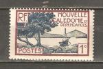 FRENCH NEW CALEDONIA 1928 - BAY 21- UNUSED NO GUM - Unused Stamps
