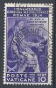 1935 VATICANO USATO CONGRESSO GIURIDICO 10 CENT - RR10288-2 - Oblitérés