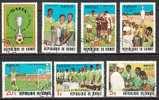 GUINEA \ GUINEE - 1979 - Footballe - 7v - Obl. - Coppa Delle Nazioni Africane