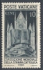 1936 VATICANO USATO STAMPA CATTOLICA 10 CENT - RR10290 - Oblitérés