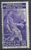 1935 VATICANO USATO CONGRESSO GIURIDICO 10 CENT - RR10291 - Oblitérés