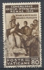 1935 VATICANO USATO CONGRESSO GIURIDICO 80 CENT - RR10291-2 - Oblitérés