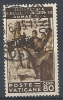 1935 VATICANO USATO CONGRESSO GIURIDICO 80 CENT - RR10291-4 - Oblitérés