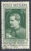 1936 VATICANO USATO STAMPA CATTOLICA 25 CENT - RR10291-2 - Used Stamps