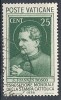 1936 VATICANO USATO STAMPA CATTOLICA 25 CENT - RR10291-2 - Usados