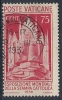 1936 VATICANO USATO STAMPA CATTOLICA 75 CENT - RR10291 - Oblitérés