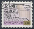 1981 VATICANO USATO I VIAGGI DEL PAPA GIOVANNI PAOLO II 300 LIRE - RR10302 - Used Stamps