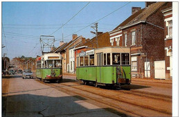 TAILLIS-PRE- TRAM LIGNE CHARLEROI-FLEURUS-publicité Macaroni Soubry - Fleurus