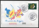 Mayotte - 1998 - FDC - Poisson Empereur Du Lagon De Mayotte - Brieven En Documenten