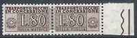 1955-81 ITALIA PACCHI IN CONCESSIONE STELLA 80 LIRE MNH ** - RR10327-5 - Pacchi In Concessione