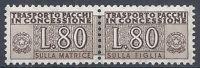 1955-81 ITALIA PACCHI IN CONCESSIONE STELLA 80 LIRE MNH ** - RR10327-6 - Colis-concession