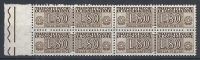 1955-81 ITALIA PACCHI IN CONCESSIONE STELLA QUARTINA 80 LIRE MNH ** - RR10328 - Paquetes En Consigna