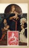 CARTE MAXIMUM  1954 SARRE # HOLBEIN # VIERGE AVEC LA FAMILLE DU BOURGMESTRE MEYER - Maximum Cards