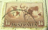 Australia 1934 Hermes And Globes 1s6d - Used - Gebruikt