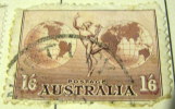 Australia 1934 Hermes And Globes 1s6d - Used - Gebraucht