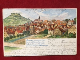 AK Weinsberg Kreis Heilbronn Litho 1899 - Heilbronn