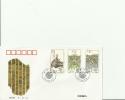 CHINA 1995 - FDC SUN ZI'S ART OF WAR  W/3 STAMPS OF 20-30-50 Y - POSTMARKED DEC  4,1995 RE 218 - 1990-1999