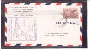 Pan American Airways Clipper Flight Sydney Australia To Sauv Fiji Islands 7-11-1947 - Eerste Vluchten