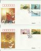 CHINA 1997 -SET OF 2  FDC 70TH ANNI.FOUNDING CHINESE LIB. ARMY W/5 STS 3 OF 50 +2 OF 50-200  Y -AUG  1,1997 RE 230-231 - 1990-1999
