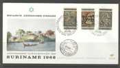 SURINAME 1968 FDC E63 BLANCO VERY FINE - Suriname ... - 1975