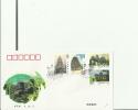 CHINA 1997 -  FDC ARCHITECTURE OF THE DONG NATIONALITY W/4 STAMPS 2 OF 50 + 2 OF 150 Y -POSTMARKED JUN  3,1997 RE 229 - 1990-1999