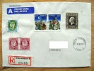 Cover Sent From Norway To Lithuania, 1993, Registered, - Briefe U. Dokumente