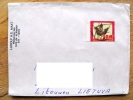 Cover Sent From Netherlands To Lithuania, 1996, Flower - Brieven En Documenten