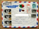 Cover Sent From Netherlands To Lithuania, 1993, Registered, Zwolle, Eijkman - Lettres & Documents